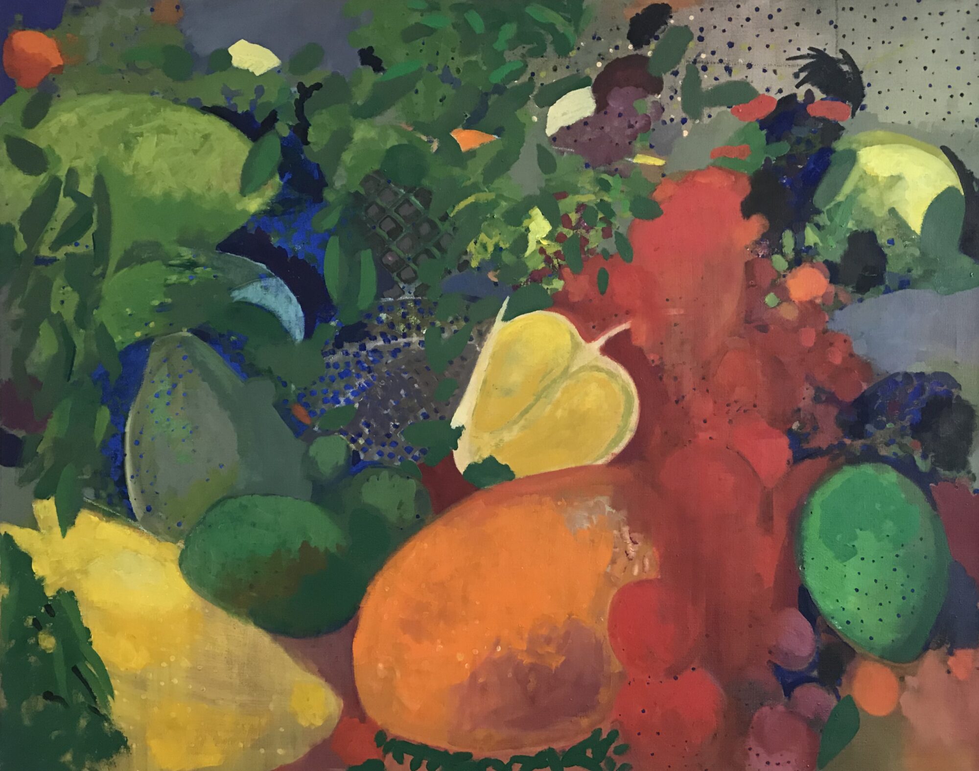 GEFÄHRLICHE FRÜCHTE Öl auf Leinwand � 2007 � 115 X 145 cm_IMG_6095